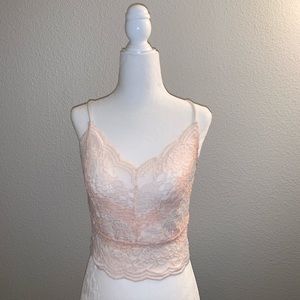 Lace tank top